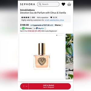 Dolce&Gabbana Devotion Eau de Parfum